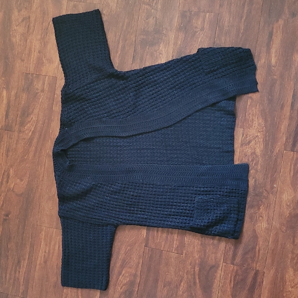 Navy blue,  Romeo and juliet couture, size medium,  sweater jacket